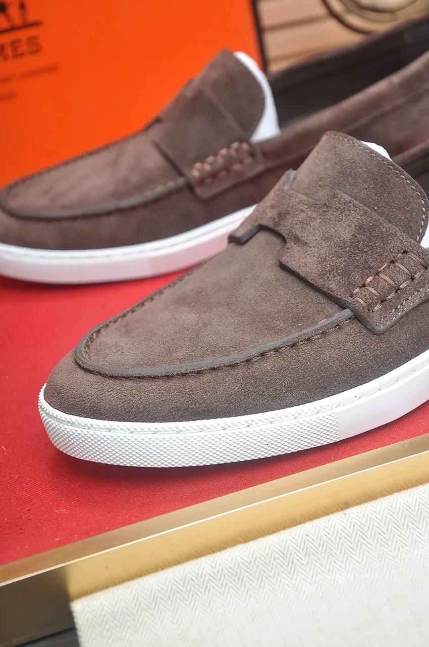 Men's shoes💰540💶[HERMES] (cowhide lining)🍀Italian top luxury🍀He does not pursue novel styles and gorgeous colors, but attracts the favor of successful men with his flawless, elegant and classic style. Formal leather shoes This very comfortable, simple and stable style allows you to easily match any style! The pattern is absolutely 1:1 refined from the original case, and we strive for excellence in materials, imported cowhide + cowhide lining💪💪💪extraordinary texture👍! .Code number: 39-45 (45 customized)